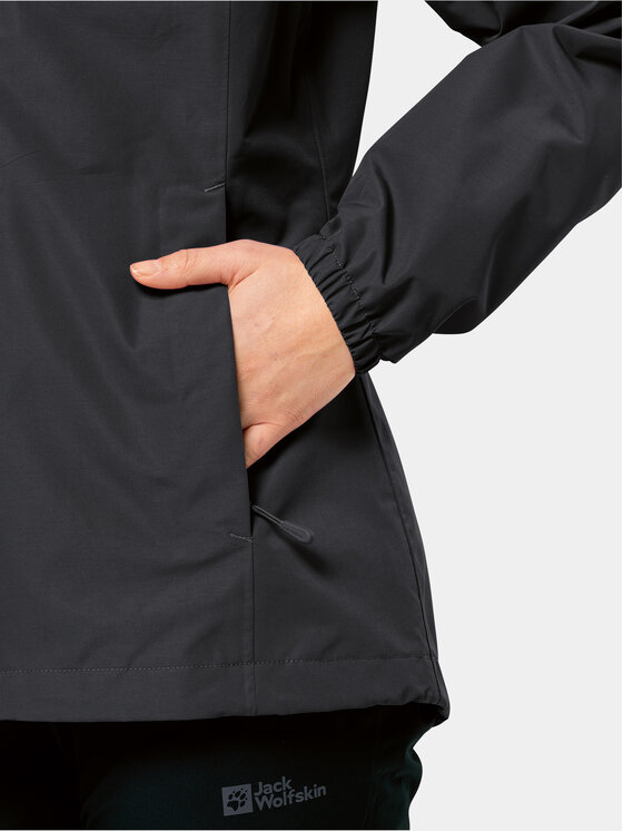 Jack Wolfskin Jack Wolfskin Větrovka Stormy Point 1111202 Černá Regular Fit