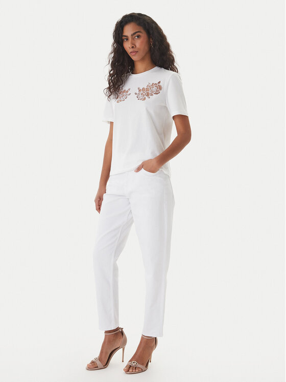 Fracomina Fracomina T-shirt FS26ST3001J401E5 Bianco Regular Fit