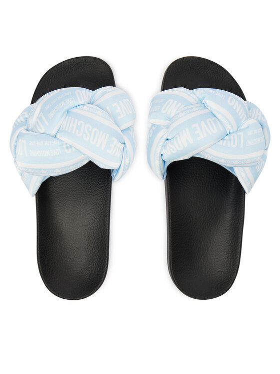 LOVE MOSCHINO LOVE MOSCHINO Nazouváky JA28312G0OIW370A Světle modrá