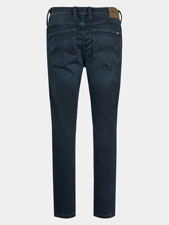 Mustang Mustang Jeansy Oregon 1013710 Granatowy Slim Leg
