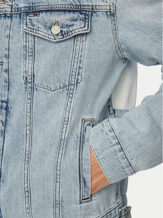Tommy Jeans Tommy Jeans Τζιν μπουφάν Ryan Jacket Rwb Cj6013 DM0DM23657 Ανοιχτό μπλε Regular Fit