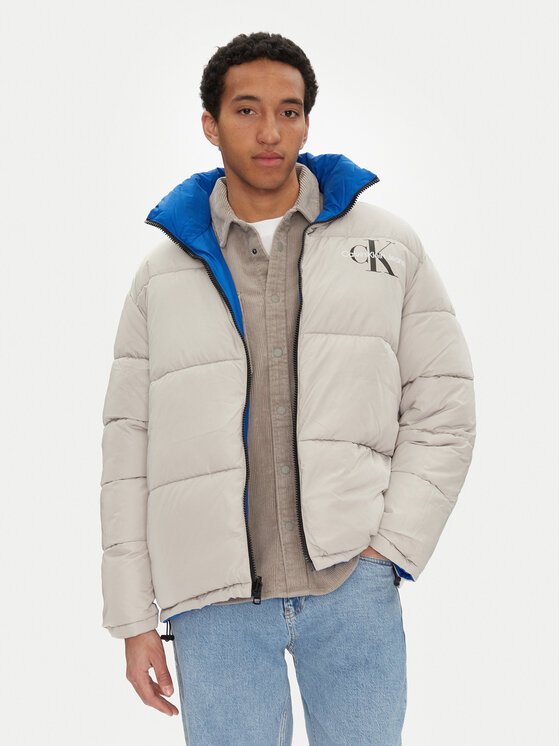 Calvin Klein Jeans Calvin Klein Jeans Зимно яке 90's J30J324438 Син Oversize