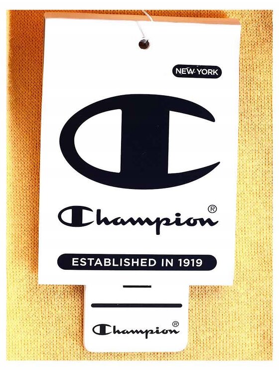 Champion Champion Spodnie dresowe 115411 Żółty Comfortable Fit