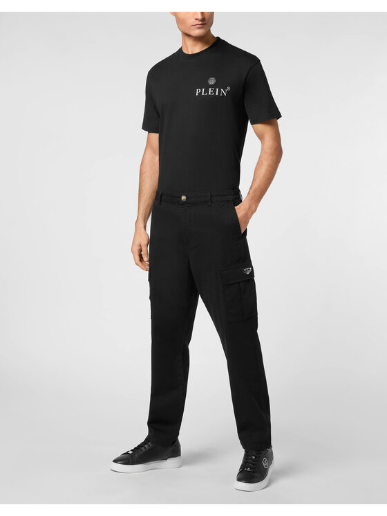 PHILIPP PLEIN PHILIPP PLEIN Cargo kalhoty 23059 Černá Cargo Fit