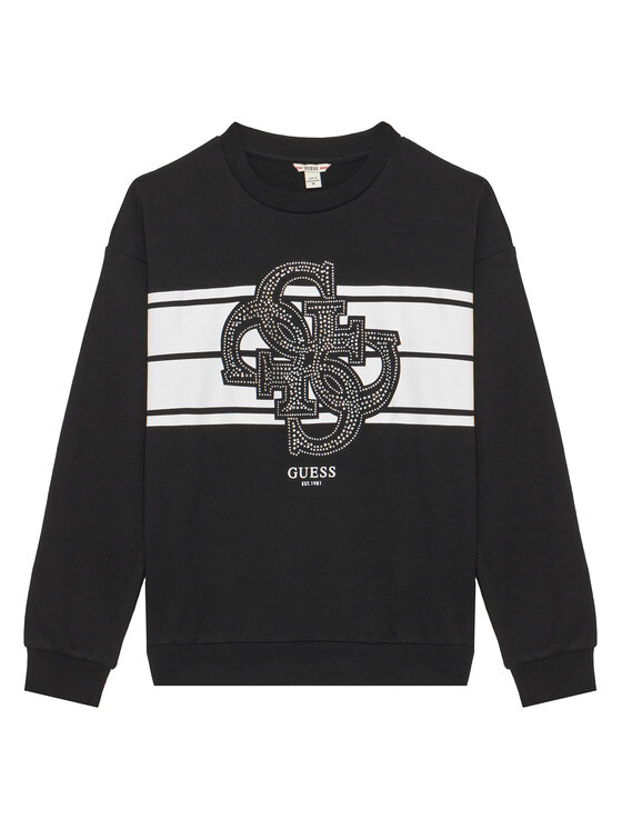 Guess Bluza J5YQ01 KA6R4 Czarny Regular Fit