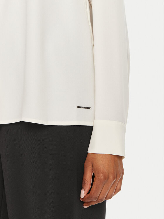 Calvin Klein Calvin Klein Košeľa K20K207167 Écru Regular Fit