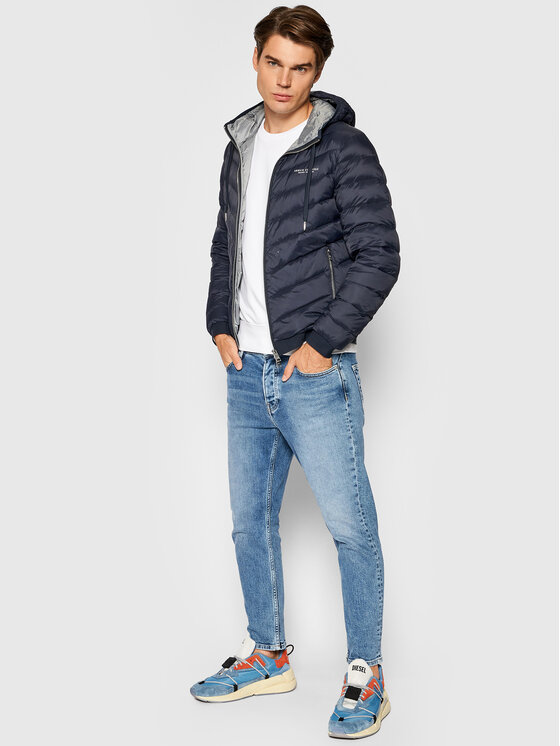 Armani Exchange Armani Exchange Vatovaná bunda 8NZB53 ZNW3Z 5578 Tmavomodrá Regular Fit