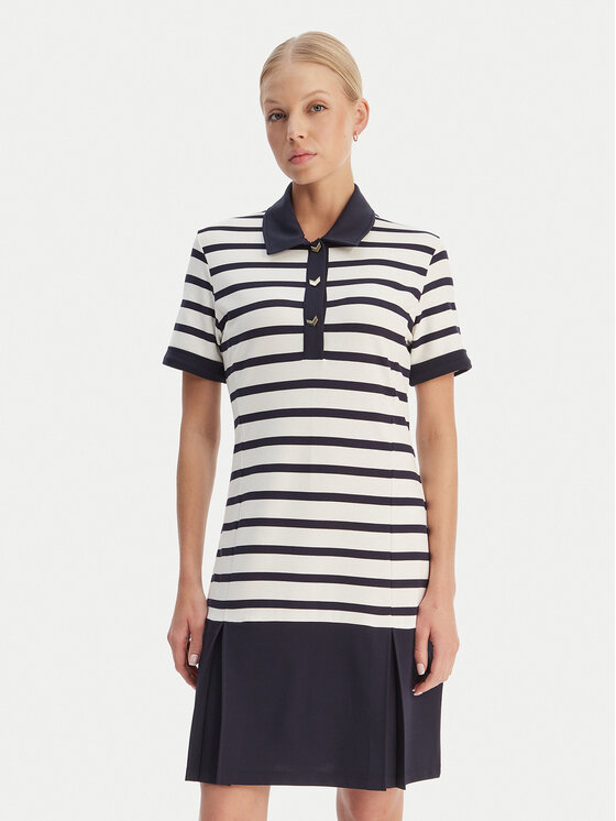 Liu Jo Sport Sukienka codzienna TA6125 J3867 Granatowy Regular Fit