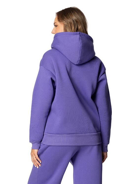 DKaren Sport DKaren Sport Bluza DK-K-B9 Fioletowy Regular Fit