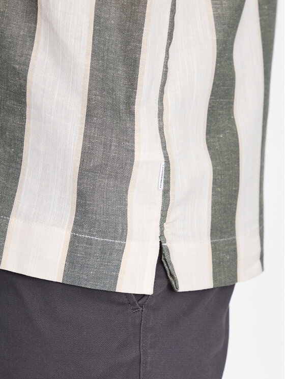 Lindbergh Lindbergh Сорочка 30-203419 Зелений Relaxed Fit