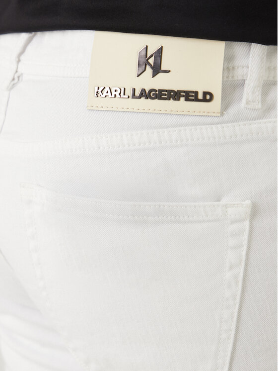 KARL LAGERFELD KARL LAGERFELD Džínsy 265501 562820 Biela Slim Fit