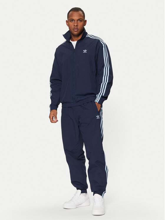 adidas adidas Pulóver adicolor Firebird JP1253 Sötétkék Loose Fit