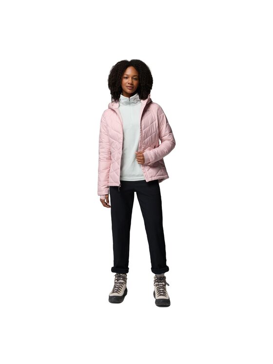 Columbia Columbia Kurtka zimowa Heavenly Hooded Jacket 1738151620 Różowy Regular Fit