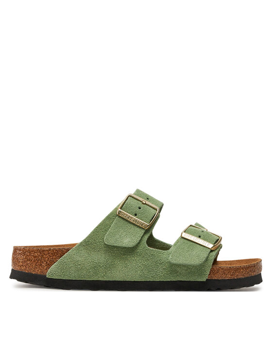 Birkenstock Natikači Arizona Sfb Leve 1027962 Zelena