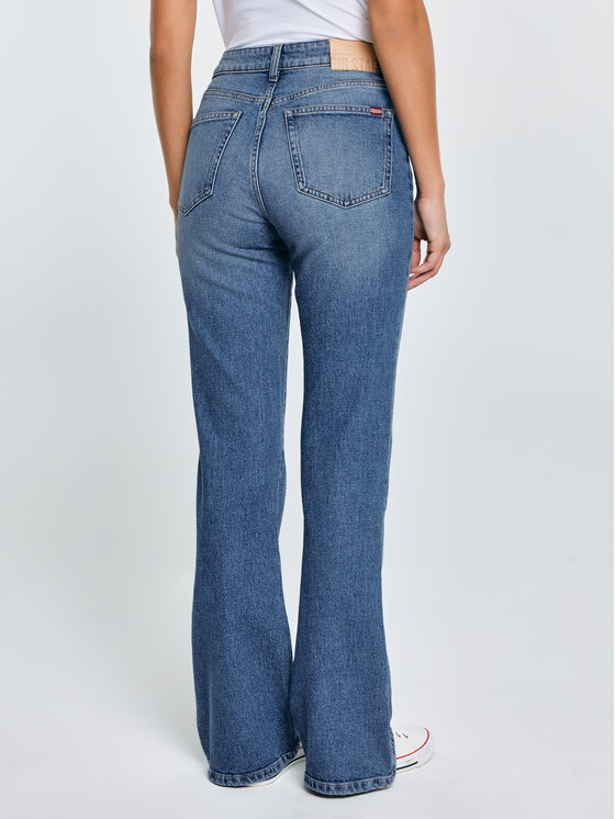 BIG STAR BIG STAR Jeansy CHIARA Niebieski Flare Fit