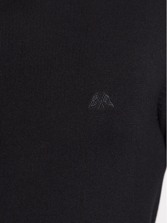Lindbergh Lindbergh Пуловер 30-80043 Черен Slim Fit
