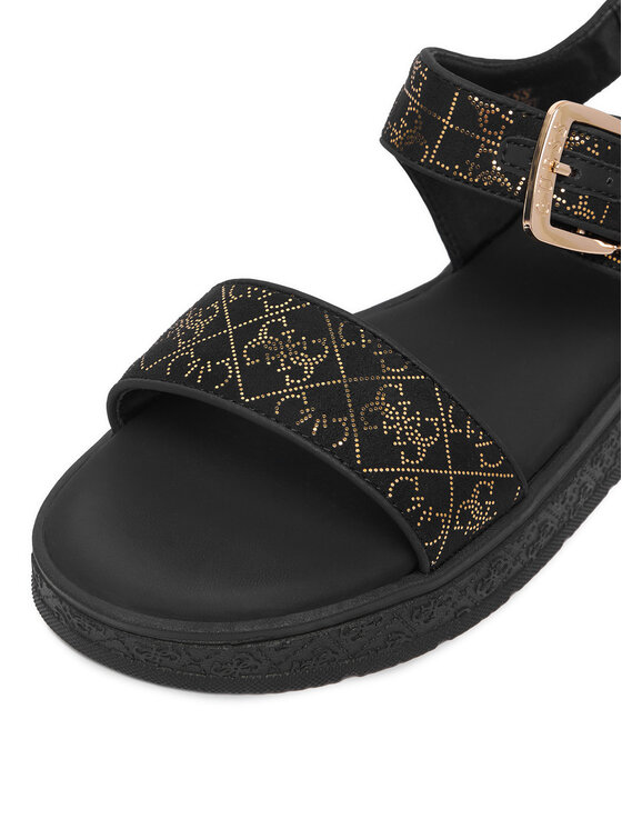 Guess Guess Sandały CEO-CS6703-03 Czarny