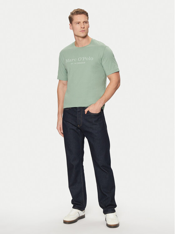 Marc O'Polo Marc O'Polo T-särk 520 2012 51052 Roheline Regular Fit