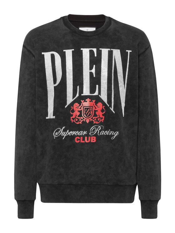 PHILIPP PLEIN PHILIPP PLEIN Bluza 22623 Czarny Regular Fit