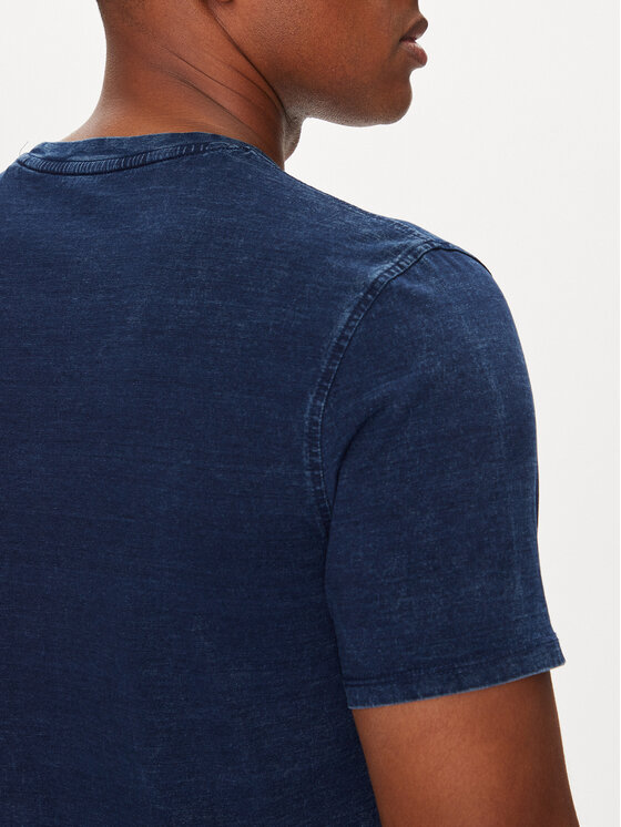 Guess Jeans Guess Jeans T-Shirt M5YI34 KCTG1 Niebieski Slim Fit