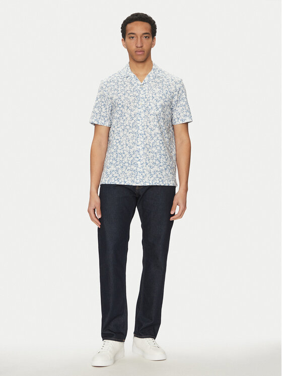 Michael Kors Michael Kors Koszula CS5409LHPM Niebieski Relaxed Fit