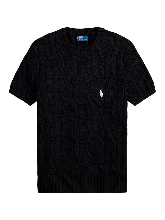 Polo Ralph Lauren Polo Ralph Lauren Пуловер 211971873506 Черен Slim Fit