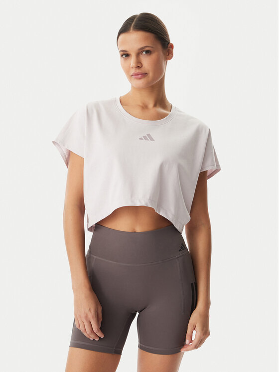 adidas Tricou Power Workout KE8052 Violet Loose Fit
