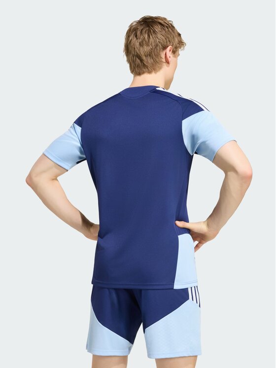 adidas adidas Koszulka techniczna 171207 Niebieski jasny Slim Fit