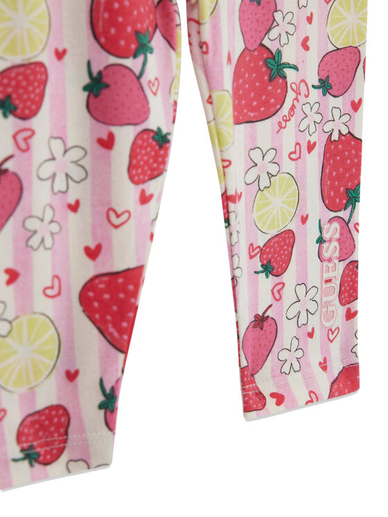 Guess Guess Leggings K6GB00 J1314 Ružičasta Slim Fit