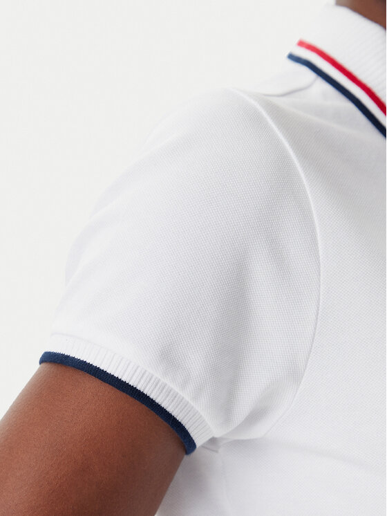 Tommy Hilfiger Tommy Hilfiger Rochie de zi WW0WW45532 Alb Regular Fit