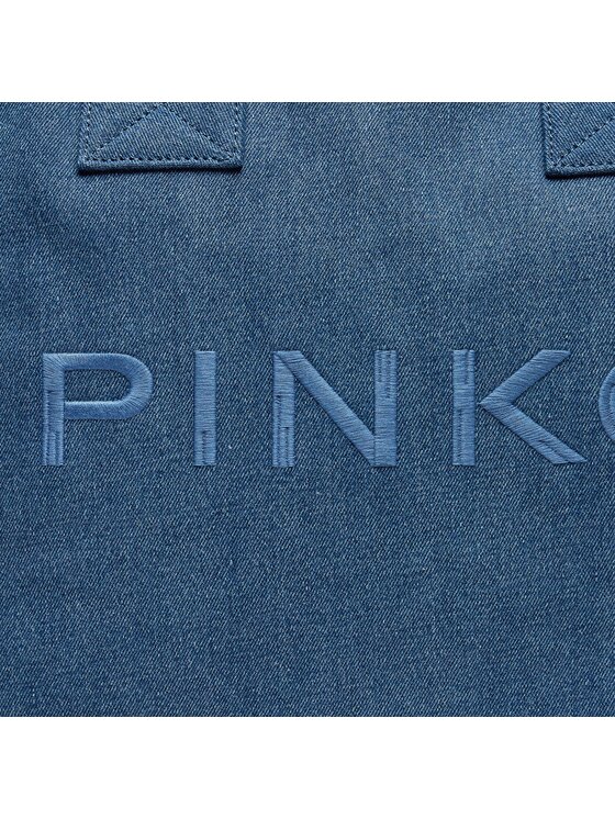 PINKO Pinko Geantă Beach Shopping PE 24 PLTT 100782 A1WT Bleumarin