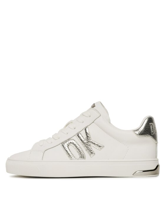 DKNY DKNY Sneakersy Abeni Lace Up Sneaker K1300916 Biały