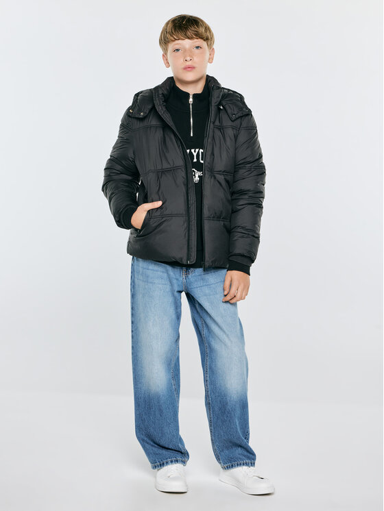BIG STAR BIG STAR Kurtka zimowa DIGI Czarny Basic Fit