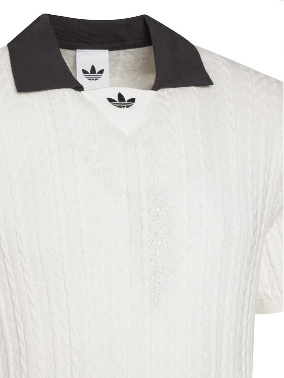 adidas adidas Polo KR9765 Biały Loose Fit