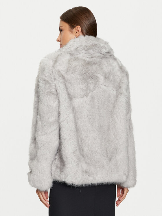 ONLY ONLY Γούνα Rubina 15325924 Γκρι Regular Fit
