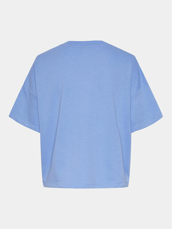 Pieces Pieces Tričko Chilli Summer 17118870 Modrá Loose Fit