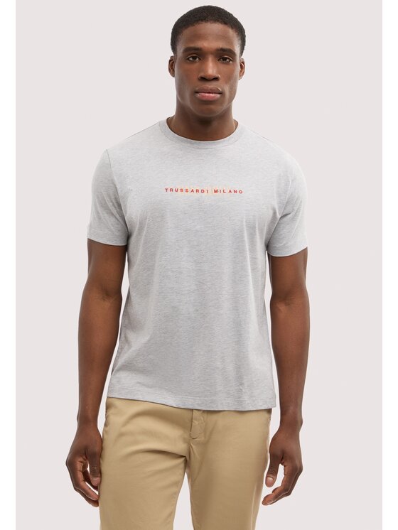 Trussardi Trussardi T-shirt G0558000126N013 Grigio Regular Fit