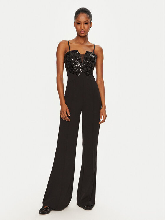 Rinascimento Rinascimento Jumpsuit CFC0019732002 Schwarz Regular Fit