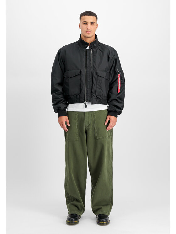 Alpha Industries Alpha Industries Spodnie cargo Fatigue 1971 Vintage Pant Zielony Loose Fit