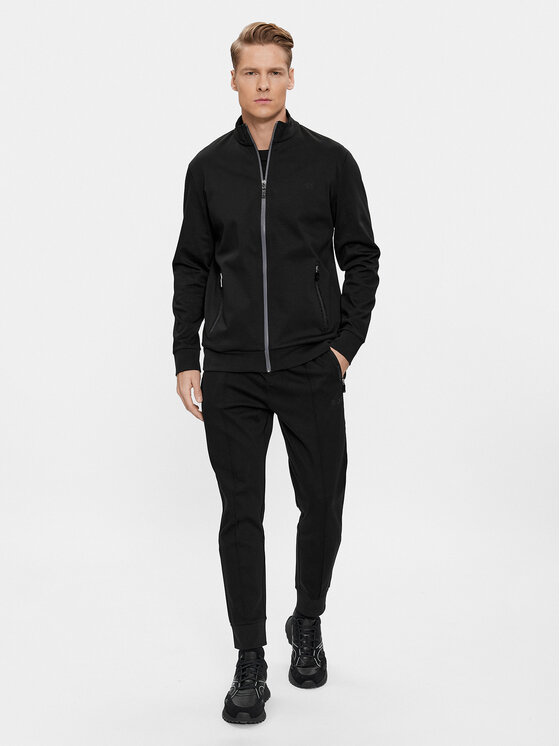 BOSS Boss Bluza Skaz Mirror 50505289 Czarny Regular Fit