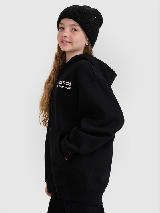 4F 4F Felpa 4FJRAW25TSWSF2516-20S Nero Oversize