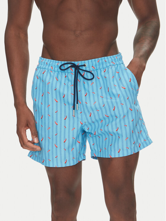 HOM HOM Úszónadrág Espelette 402993 Kék Regular Fit