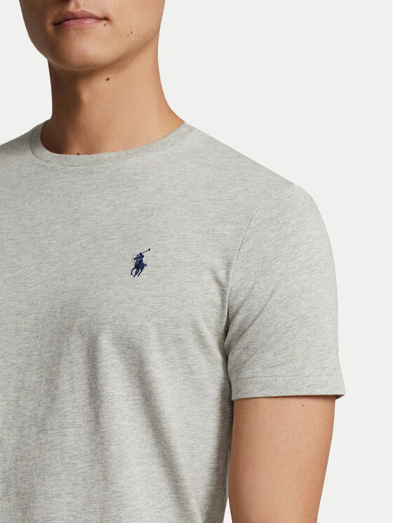 Polo Ralph Lauren Polo Ralph Lauren T-shirt Bsr 710680785 Siva Custom Slim Fit