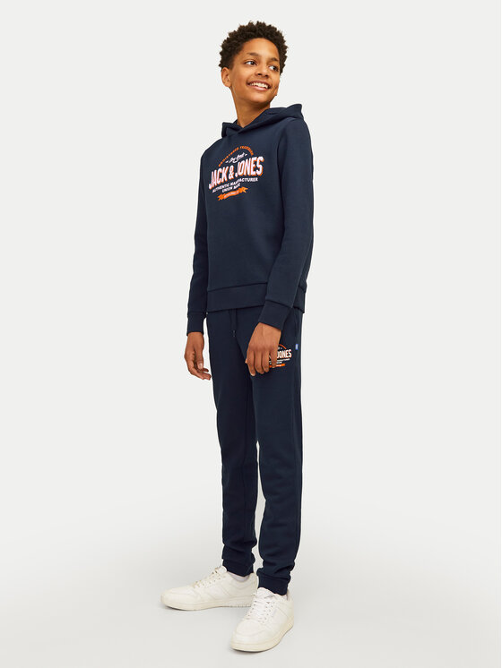 Jack&Jones Junior Jack&Jones Junior Pantaloni trening Logo 12258851 Bleumarin Slim Fit