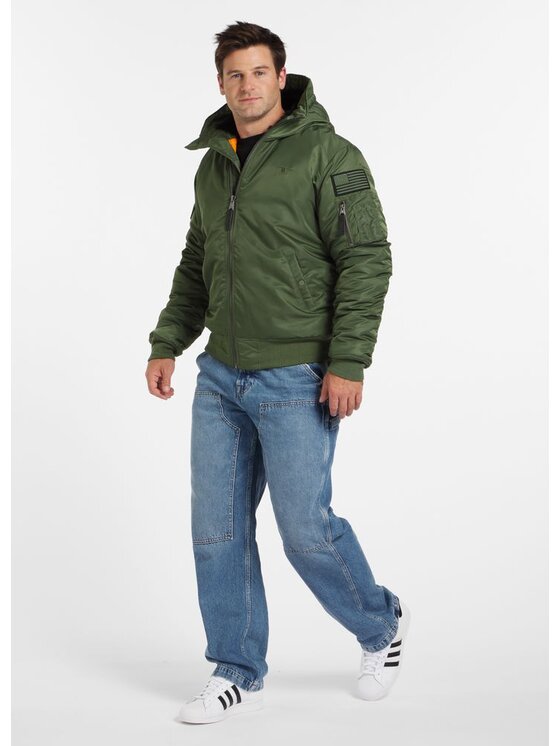 PITBULL PITBULL Kurtka zimowa Encino XXL Zielony Regular Fit