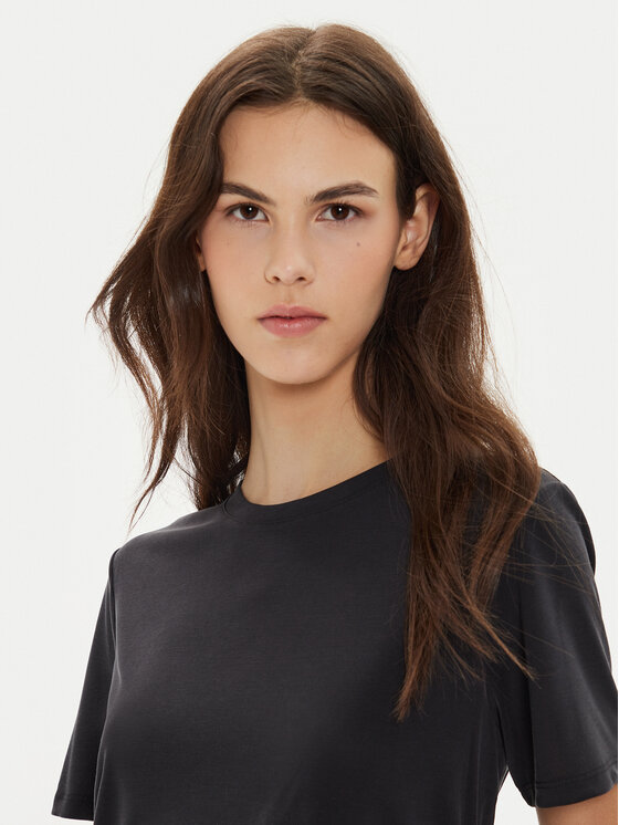 Pieces Pieces T-Shirt Anora 17148789 Czarny Regular Fit