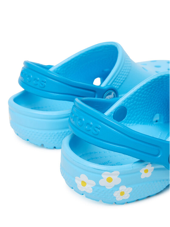 Crocs Crocs Şlapi Classic Daisy Clog 211257 Albastru