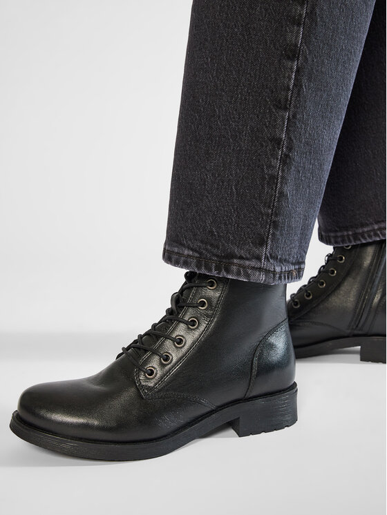 Geox Geox Čizme D Rawelle A D046RA 000TU C9999 Crna