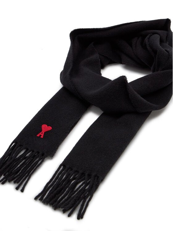 AMI Paris AMI Paris Schal BFUSF405.334 Schwarz