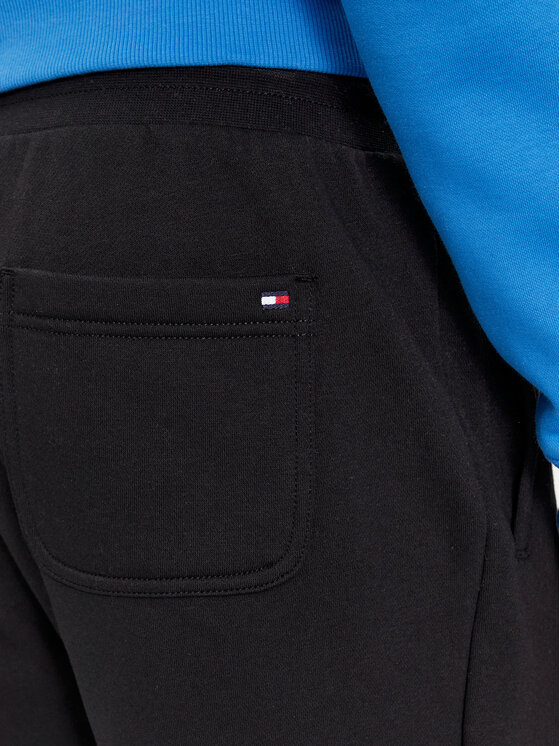 Tommy Hilfiger Tommy Hilfiger Szorty sportowe Logo MW0MW34201 Czarny Regular Fit